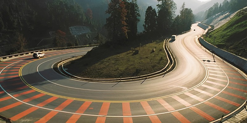 Driving on curved roads requires attention to controlling the curves