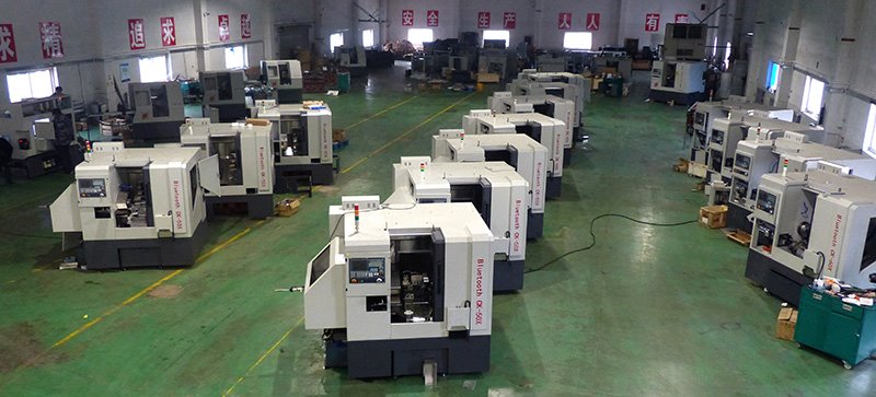 Assembly workshop of brake disc cnc lathe manufacture