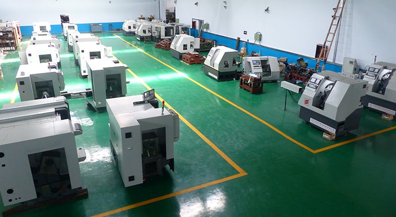 Assembly workshop of brake disc cnc lathe manufacture
