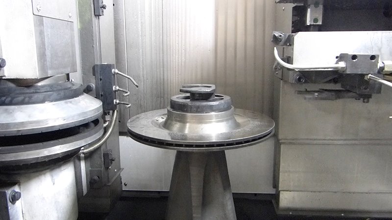 Internal Structure of CMFK-DM500 Brake Disc Double-face Grinding Machine